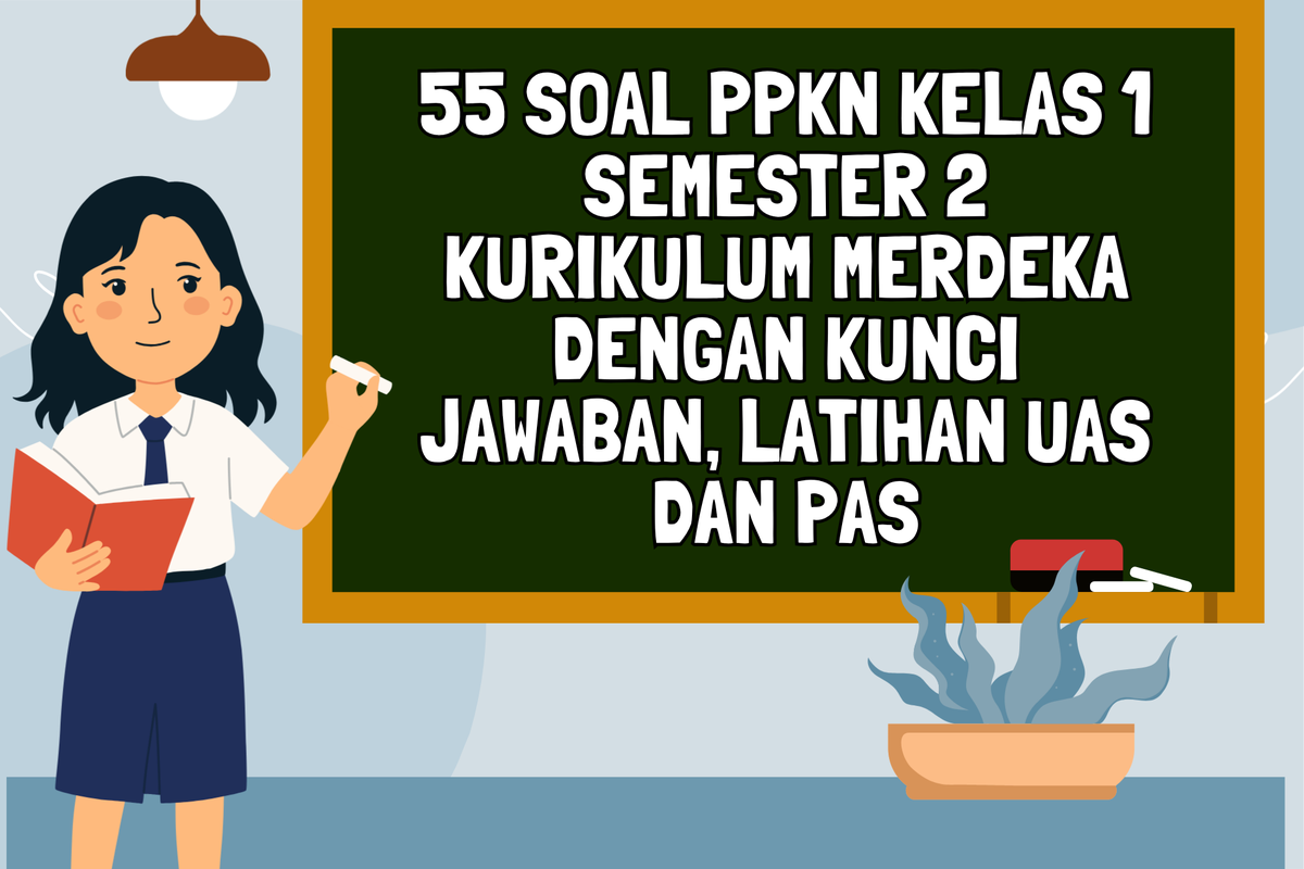 55 Soal PPKn Kelas 1 Semester 2 Kurikulum Merdeka dengan Kunci Jawaban